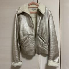 シャンパンゴールド　ボアジャケットのサムネイル