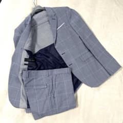極美品】ZARA MAN 裏地ドクロ セットアップ グレー M チェック - メルカリ