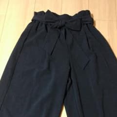 ＧＵ　ウエストリボンワイドパンツのサムネイル