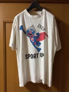 セサミストリート グローバー ヴィンテージ Tシャツ 襤褸 ボロ ボロの 