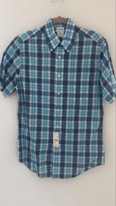 【新品タグ付き】Brooks Brothers 半袖チェックシャツ Sサイズのサムネイル
