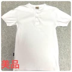 AVIREX ヘンリーネック Tシャツ ホワイト　S アビレックス　美品のサムネイル