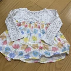 花柄 チュニック 長袖 トップスのサムネイル
