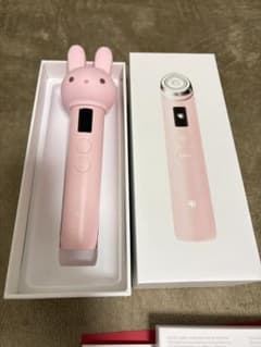 美品メディキューブ AGE-Rブースタープロ 美顔器 うさぎキャップ付き