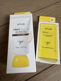 値下げ不可 Anua Vita C 日焼け止めセットのサムネイル