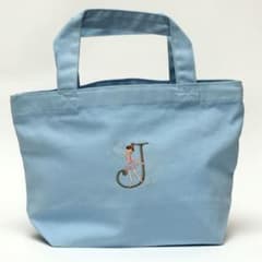 バレエ イニシャル刺繍 J ミニトートバッグ / シンジカトウのサムネイル