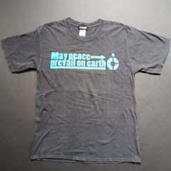 inchain HOTWAX 90s00s ピースメッセージTシャツ 黒のサムネイル