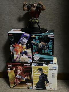 フィギュア　まとめ売り　HUNTER×HUNTER ヒロアカ　呪術廻戦 フィギュア4個とオマケ 銀魂 ヒロアカ 呪術廻戦 HUNTER×HUNTER - メルカリ