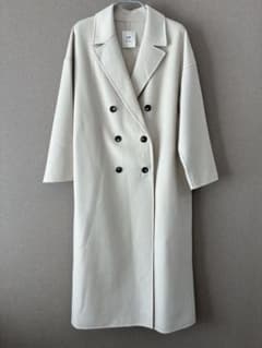 美品・プルミエアロンディスモン ダブルビーバーダブルブレストコート