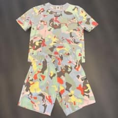 adidas カモフラ柄 セットアップ Tシャツ ショートパンツ　メンズ Lのサムネイル