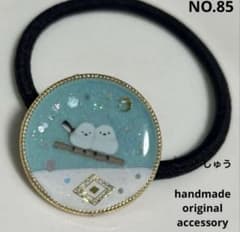 レジンヘアゴムNO.85 シマエナガ - メルカリ