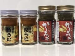 カニ味噌2本 粒うに 2本  セット★のサムネイル