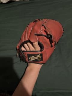 Glove works 硬式グローブ レッド - メルカリ