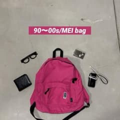 90s 00s ピンクリュック バックパックarchive swag 円堂守 - メルカリ