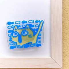 【ハンドメイド】ねこイラストマグネットのサムネイル
