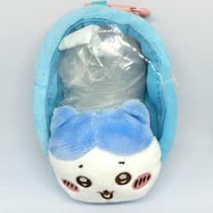 ちいかわ ハチワレ 窓付きおかおミニポーチ ブルー 小物入れ ポーチ 新品未使用のサムネイル
