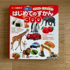 はじめてのずかん300 : BCキッズおなまえいえるかな? : 英語つき : …のサムネイル