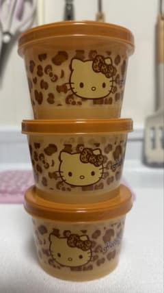 ハローキティ 保存容器 3個セットのサムネイル