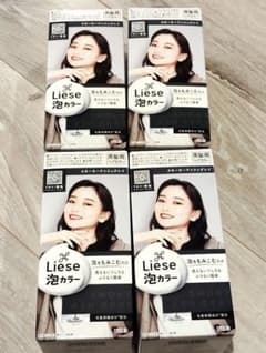 【4個セット】Liese リーゼ 泡カラー スモーキーアッシュグレー