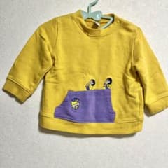 グラニフ graniph クレヨンしんちゃん 刺繍 トレーナー 80cm