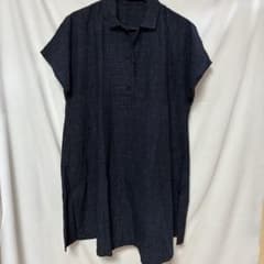 久留米絣 藍木野 チュニック（紺） - メルカリ