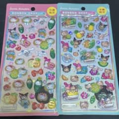 【正規品】沖縄限定 サンリオボンボンドロップシール 2枚セットのサムネイル