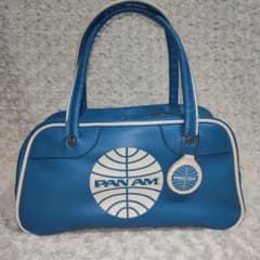 【希少】PAN AM パンナム パンアメリカン　 ボストンバッグ　エアライン 希少】PAN AM パンナム パンアメリカン ボストンバッグ エアライン