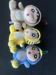 크레용 신짱 봉제인형 3점 세트