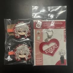 百目鬼潜 前髪クリップ ハートアクリルキーホルダー