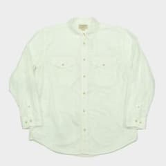 Filson Washed Feather Cloth Shirt White