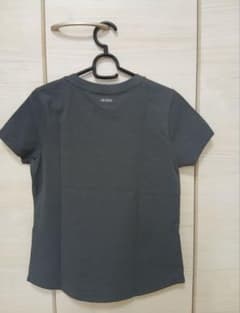 Andar airy slim 半袖 速乾性と伸縮性Tシャツ ダークグレー Mのサムネイル