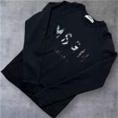 MSGM ブラック トレーナー　　スエット　 　エムエスジーエム　Mのサムネイル
