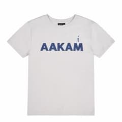 AAKAM Horse Half Top ロゴTシャツ ホワイト サイズ3