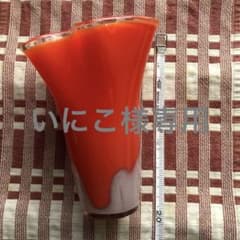 昭和レトロ　ガラス　花瓶のサムネイル