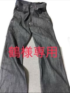 鶴様専用リジットデニム ブラックのサムネイル