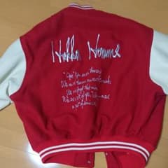 HAKKA HOMME 袖革スタジャンのサムネイル
