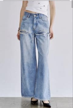 LAYERED LIKE DENIM PANTS (jose moon)38のサムネイル