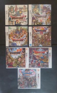 3DS・DS】ドラゴンクエスト 4・5・6・7・8・9・11 ソフト7本セット