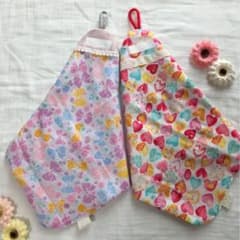 大きめループタオル2枚セット5☆リボン ハート他のサムネイル