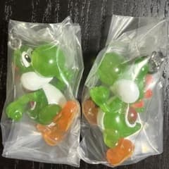 * 나카 님 SUPER MARIO 메지루시 액세서리 2 요시 2 개 세트