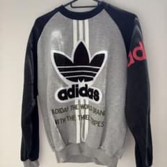 【美品・激レア】80s デサント製 アディダス ヴィンテージ スウェット 160のサムネイル