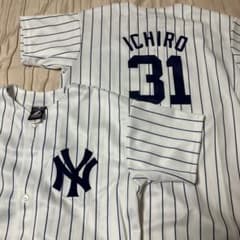 Majestic MLB ニューヨークヤンキース イチロー ユニフォーム 2枚 Majestic MLB ニューヨークヤンキース イチロー ユニフォーム 2枚