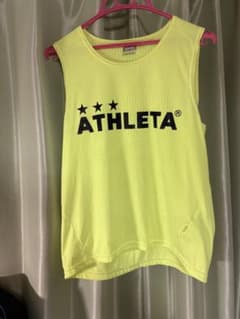 ATHLETA 蛍光イエロー ノースリーブ Mのサムネイル