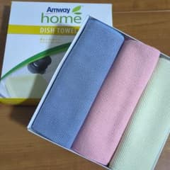 アムウェイ　ディッシュタオル３色セット　Amwayのサムネイル
