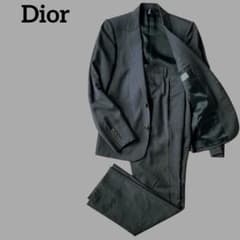 希少品】ディオールオム Dior スーツ ストライプ イタリア製 44R 