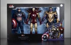 ☆新品 ZD Toys アベンジャーズ フィギュア 3体セット - メルカリ