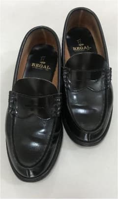 REGAL リーガル  2177  コインローファー　24.5 黒　ブラックのサムネイル