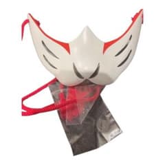 朧　OBORO 狐面ハーフ　白のサムネイル