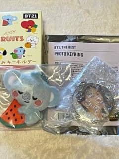 BTS BT21 KOYA RM TSUTAYA 봉제 키 체인 세트