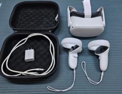 Oculus Quest 2 VRヘッドセット 128GB 本体 ケース付 - メルカリ